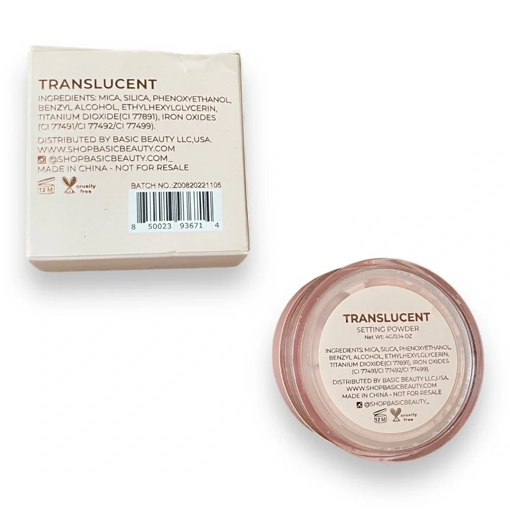 New Basic Beauty Translucent Setting Powder